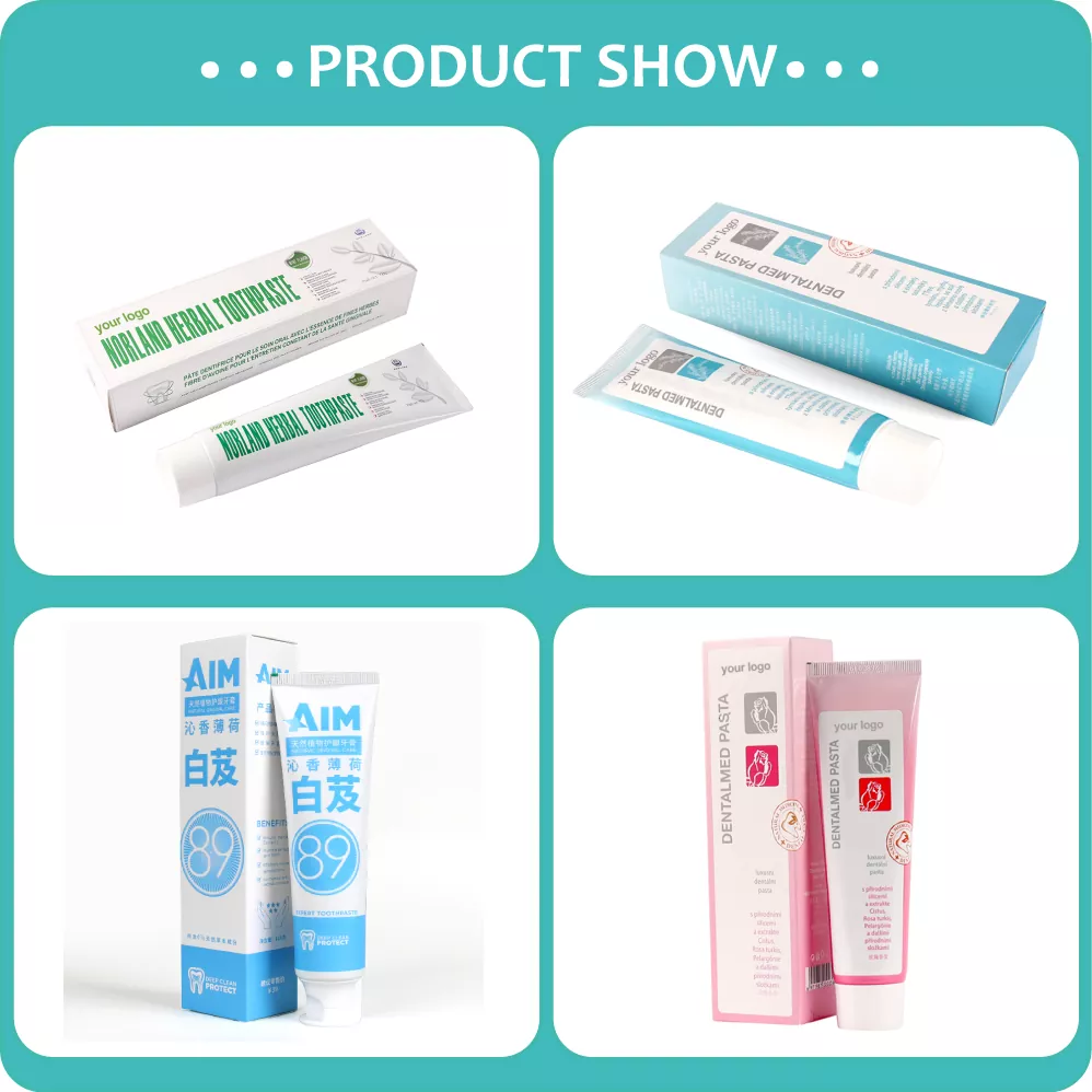 Chinese Herbal Toothpaste product display