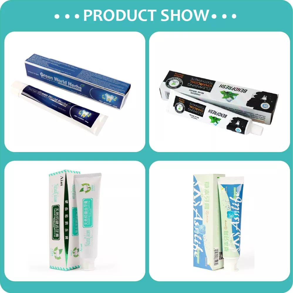 Herbal Green Tea Toothpaste product display